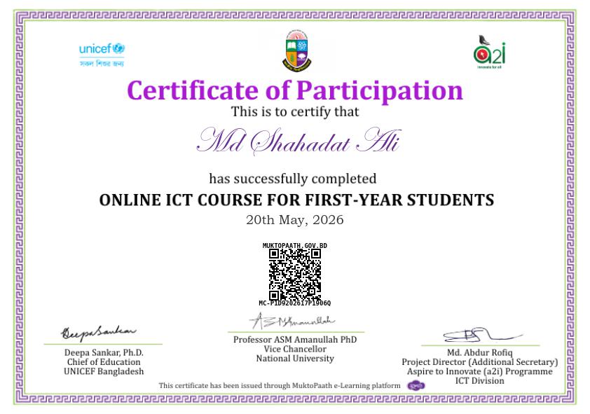 Md Shahadat Ali - | Digital Marketing & Computer Operator | Data Entry ...